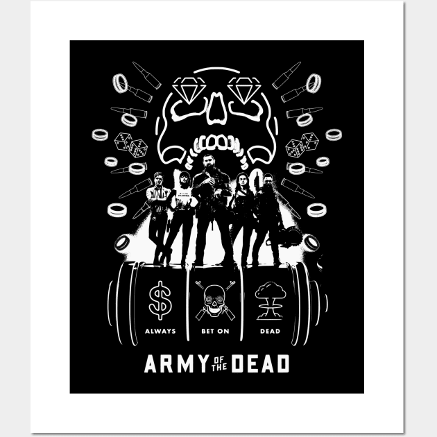 Army of the Dead (Weiß) Wall Art by amon_tees